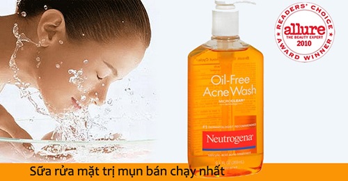 Sữa Rửa Mặt Neutrogena Oil-Free Acne Wash - Khoedeptainha.vn